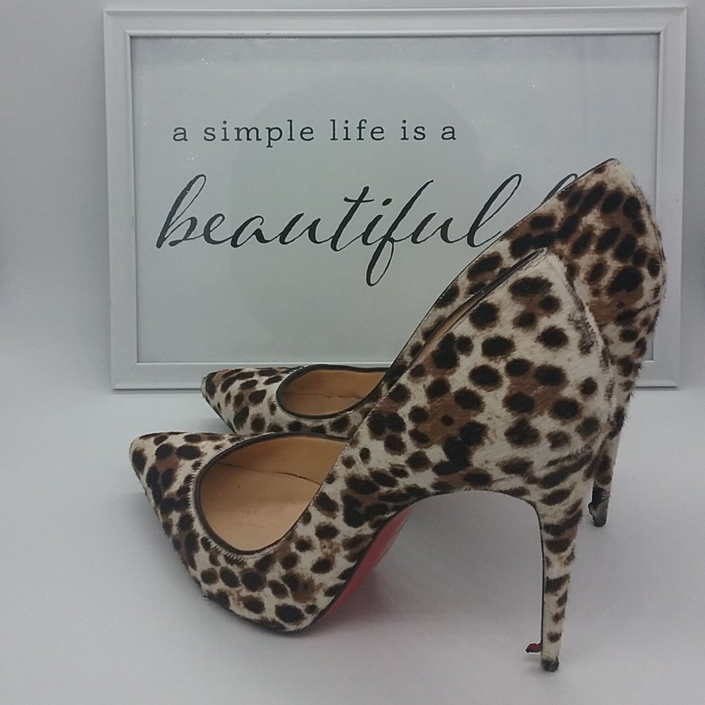 Christian Louboutin Pony Leo Pigalle Follies Pumps